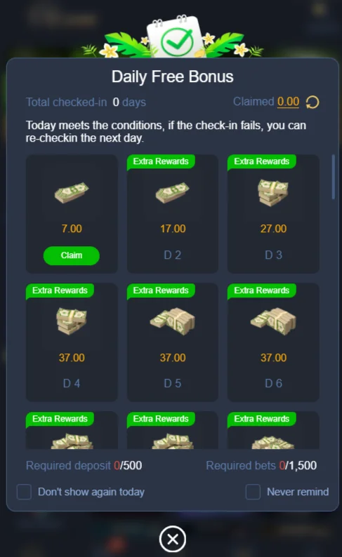 ur8 daily bonus